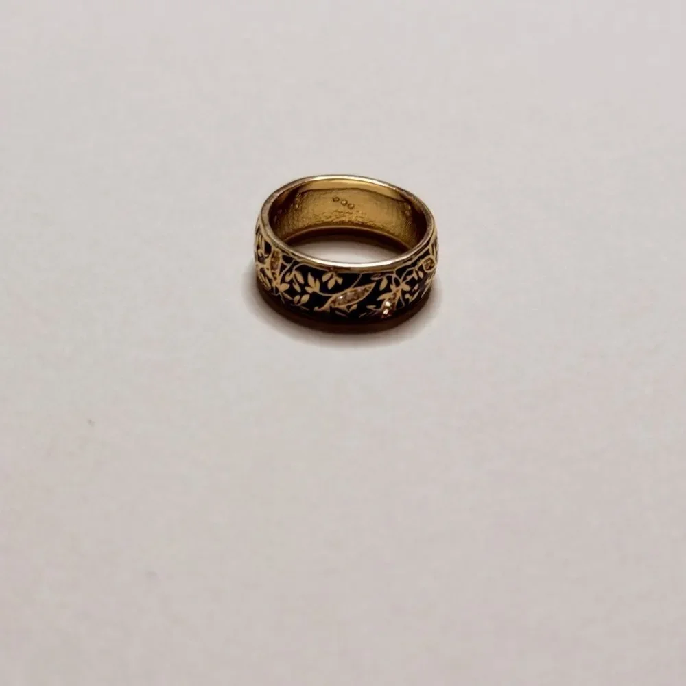 Boho Floral Ring S958 - Picture 4 of 5